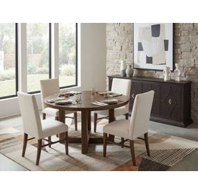 Harbor Drift Worn Saddle Dining Room Set