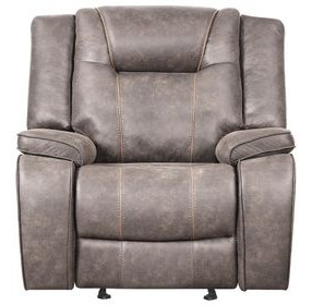 Blake Desert Taupe Performance Fabric Glider Recliner