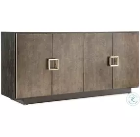 Asher Dark Wood 4 Door TV Stand