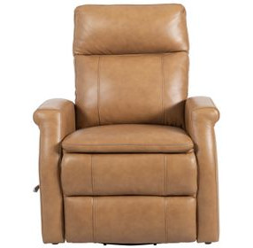 Bristol Russet Leather Swivel Glider Recliner