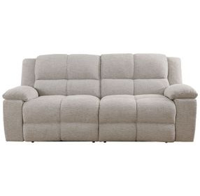 Buster Opal Taupe Reclining Sofa
