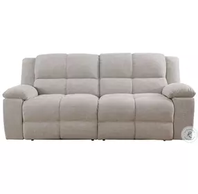 Dash Opal Taupe 90" Reclining Sofa