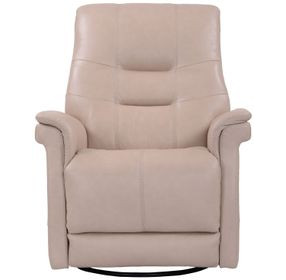 Carnegie Verona Linen Power Cordless Swivel Glider Recliner with Power Headrest