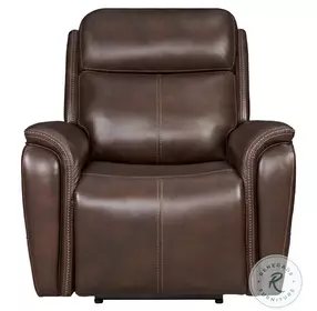 Cascade Auburn Leather Power Recliner