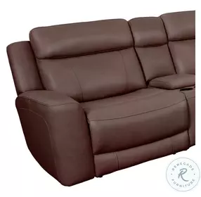 Carrith Autumn Umber Leather LAF Power Recliner