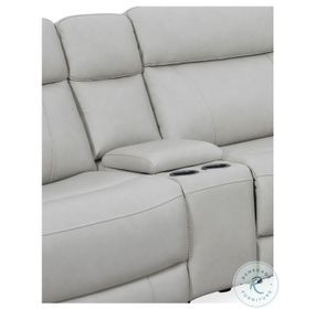 Carrith Stone Leather Console