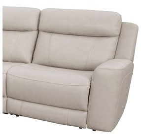 Calgary Stone Leather RAF Power Recliner