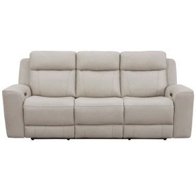 Calgary Stone Leather Power Reclining Sofa