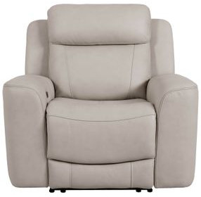 Calgary Stone Leather Power Recliner