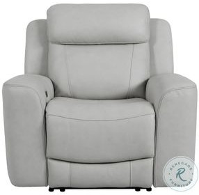 Carrith Stone Leather Power Recliner
