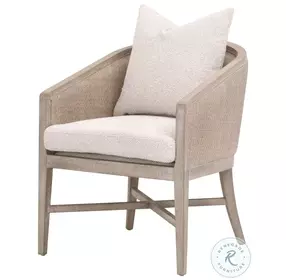 McGuire LiveSmart Gellar Linen Performance Fabric Arm Chair
