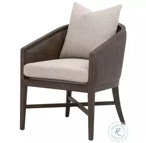 McGuire LiveSmart Gellar Jute Performance Fabric Arm Chair