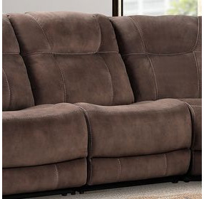 Cooper Shadow Brown Manual Armless Recliner