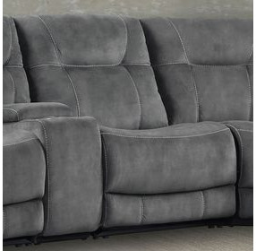 Cooper Shadow Grey Manual Armless Recliner