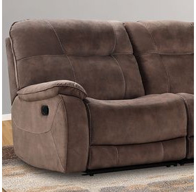 Cooper Shadow Brown Manual LAF Recliner