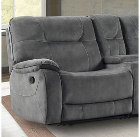 Cooper Shadow Grey Manual LAF Recliner