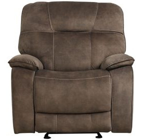 Cooper Shadow Brown Manual Glider Recliner