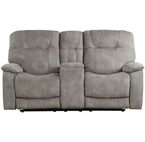 Cooper Shadow Natural Manual Reclining Console Loveseat