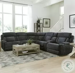Duncan Lucky Charcoal 6 Piece Sectional