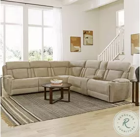Duncan Lucky Fawn 6 Piece Sectional