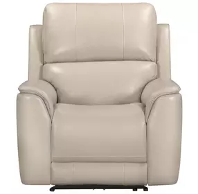 Easton Steamboat Quartz Leather Zero Gravity Power Recliner with USB Charging