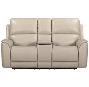 Easton Steamboat Quartz Leather 76" Zero Gravity Power Reclining Loveseat with USB Charging