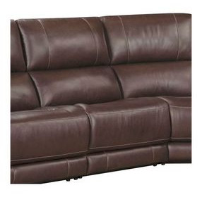 Easton Steamboat Brown Leather Armless Chair