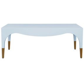 Medina Light Blue Rectangular Coffee Table