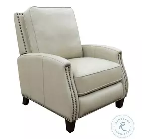 Melrose Shoreham Cream Leather Recliner