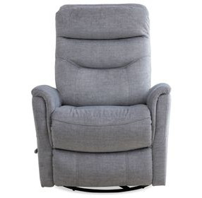 Gemini Capri Silver Swivel Glider Recliner