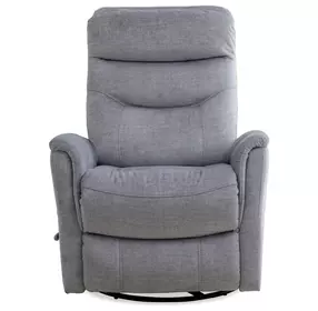 Gemini Capri Silver Swivel Glider Recliner