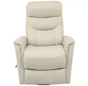 Gemini Ivory Manual Swivel Glider Recliner