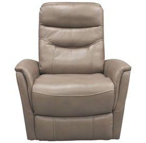 Gemini Linen Performance Fabric Swivel Glider Recliner