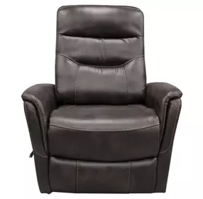 Gemini Truffle Performance Fabric Swivel Glider Recliner