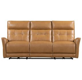 Gershwin Lucca Butterscotch Power Reclining Sofa with Zero Gravity