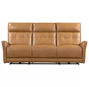 Gershwin Lucca Butterscotch 87" Power Reclining Sofa with Zero Gravity