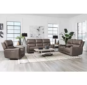 Hancock Bette Hazel Zero Gravity Power Reclining with LED and USB Charging Living Room Set