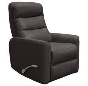 Hercules Chocolate Swivel Glider Recliner with Articulating Headrest