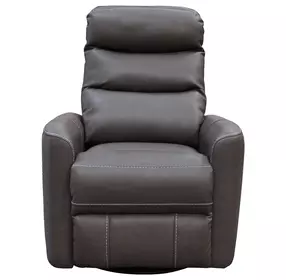 Hercules Haze Swivel Glider Recliner with Articulating Headrest