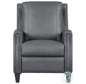 Hunter Echo Grey Leather Recliner