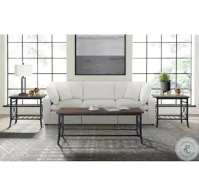 Percy Brown And Black 3 Piece Occasional Table Set