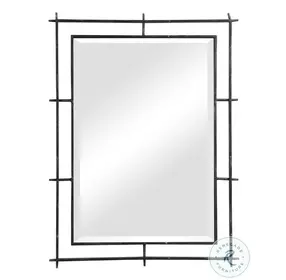 Nixon Distressed Deep Ebony Mirror