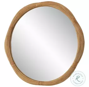 Salina Wodtone Round Mirror