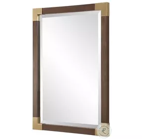 Amara Aged Walnut Mirror