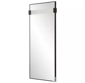 Dalewyn Satin Black Modern Dressing Mirror