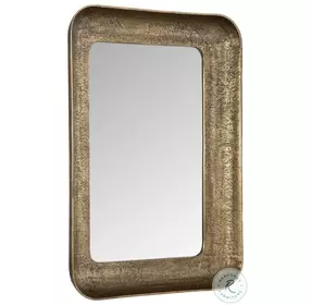 Woodbury Antique Brass Mirror