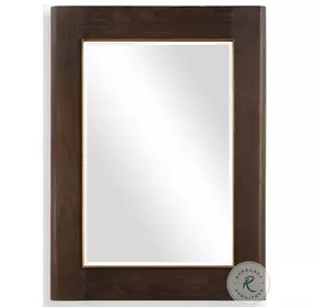 Catrona Brown Walnut Mirror