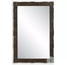Bustella Distressed Dark Bronze Mirror