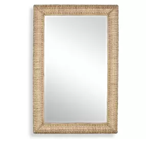 Monterey Brown Rectangular Large Wall Mirror