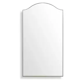 Mallorca Brushed Brass Arched Wall Mirror